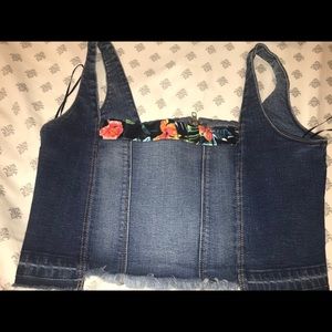 Zara brand new jeans top
